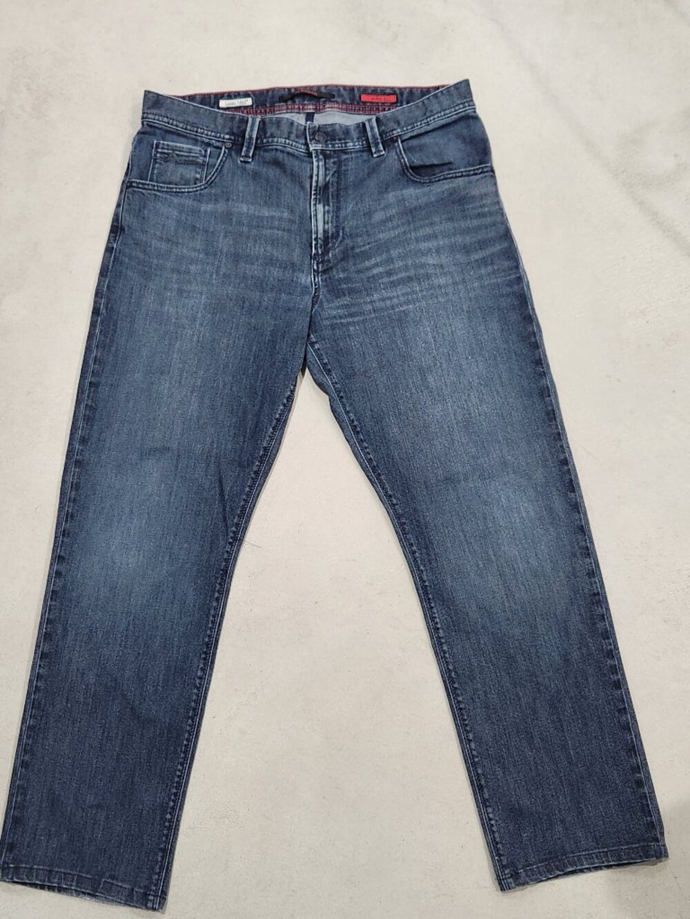 Alberto | Men's Designer Stone Modern Fit Jeans 35 x 34
